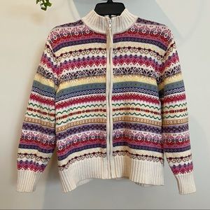 Tiara International Zip Sweater